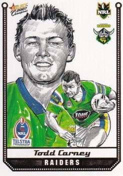 2007 Select Champions - Sketch Cards #SK6 Todd Carney Front